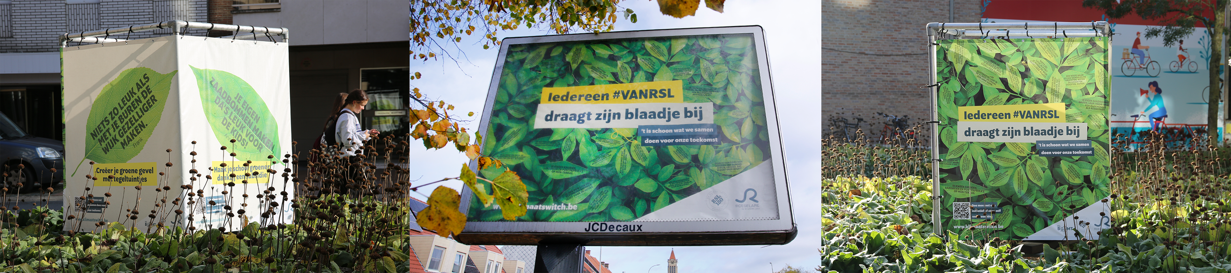 June20: STAD ROESELARE Together for a greener city, street banners