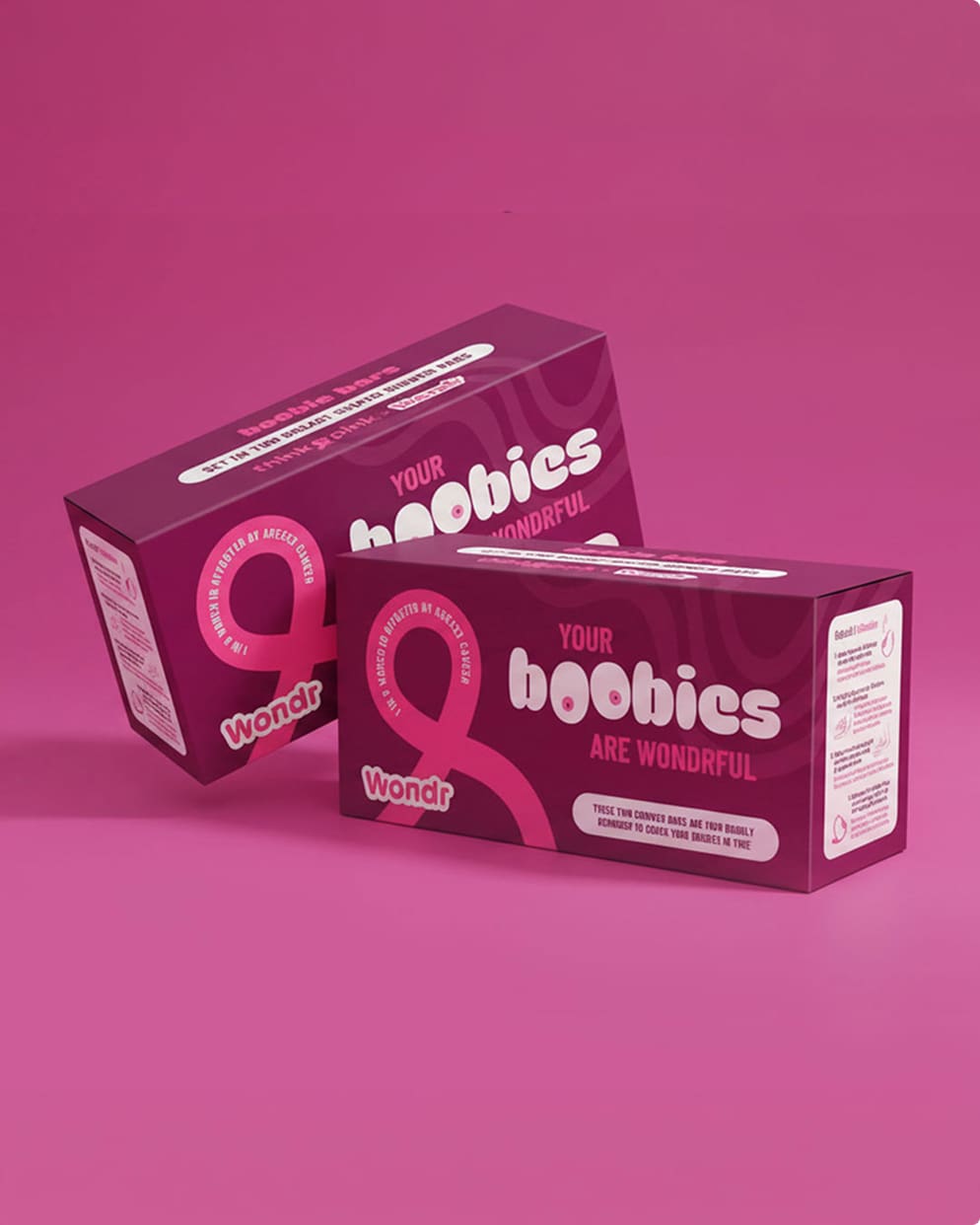 Wondr Boobies campagnebeeld
